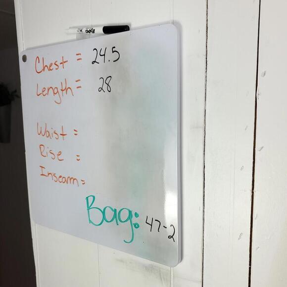 Old Navy Top Womens L Boyfriend Shirt Tunic Cream Plaid Soft Button Down - Picture 9 of 10